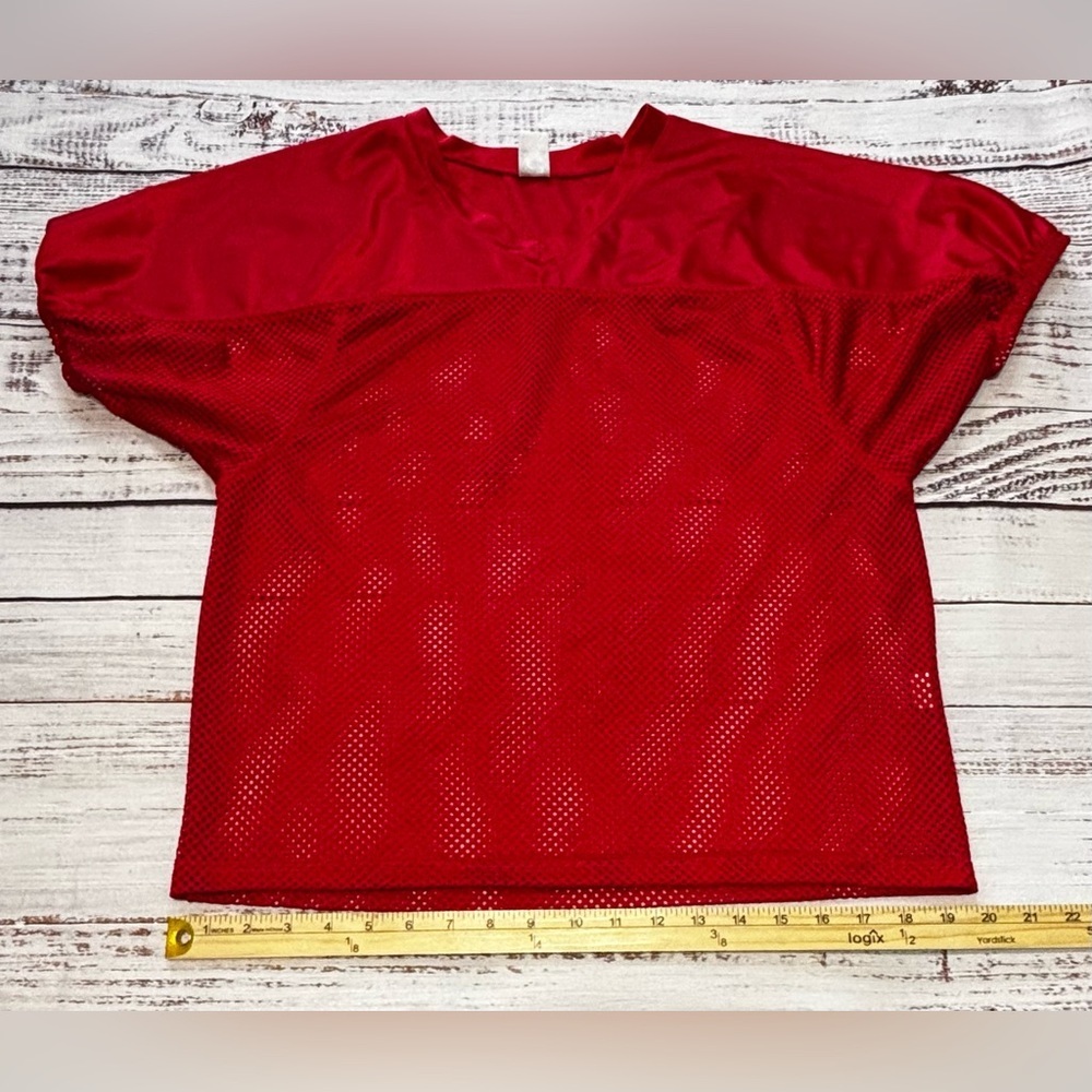 Kids Red Mesh Shirt
